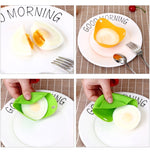 Set 4 cuociuova in silicone per cucina
