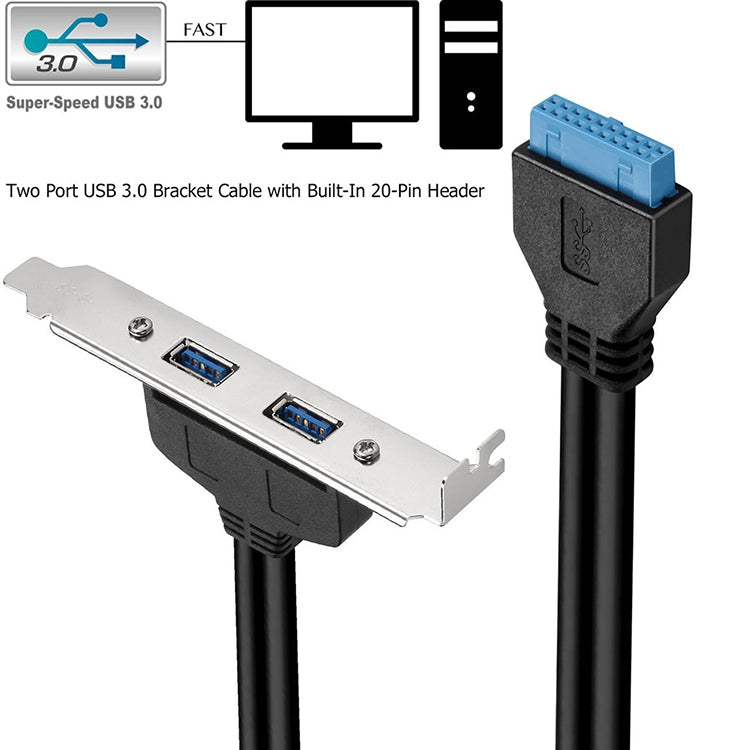 Cavo prolunga USB 3.0 PCI posteriore 50 cm 20 pin