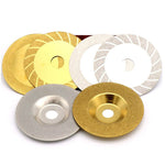 Disco diamantato elettrolitico 100 mm per molatura vetro