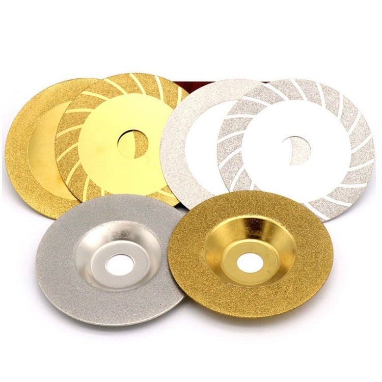 Disco diamantato elettrolitico 100 mm per molatura vetro