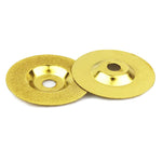 Disco diamantato elettrolitico 100 mm per molatura vetro