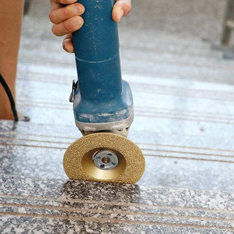 Disco diamantato elettrolitico 100 mm per molatura vetro