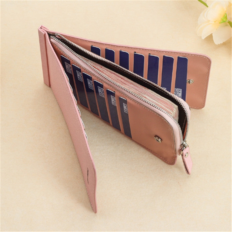 Portafoglio ultrasottile con 26 slot carte