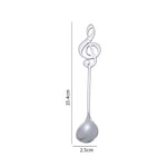 Cucchiaini creativi in acciaio inox per caffè 16 cm