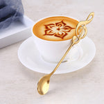 Cucchiaini creativi in acciaio inox per caffè 16 cm