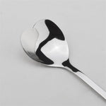 Cucchiaini da caffè in acciaio inox a forma di cuore