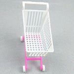 Carrello della spesa giocattolo per bambole 3 pezzi