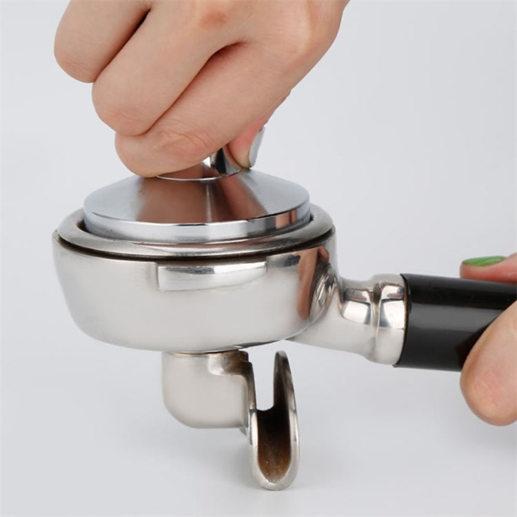 Polvere di caffè integrata con manico in legno massello 12cm
