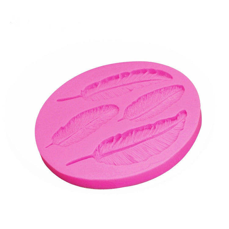 Stampo in silicone a forma di piuma 3 pezzi 9 cm
