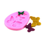 Stampi in silicone farfalla per dolci e sapone 2 pezzi