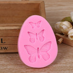 Stampi in silicone farfalla per dolci e sapone 2 pezzi