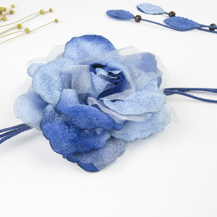 Cintura decorativa da donna con nappa floreale sottile