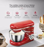Impastatrice verticale da cucina 4L con paraspruzzi 1200W