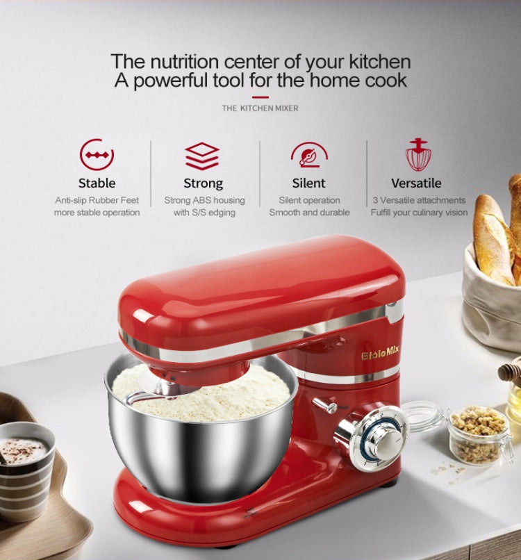 Impastatrice verticale da cucina 4L con paraspruzzi 1200W