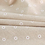 Asciugamano copritavolo in lino e pizzo 90x90-140x220 cm