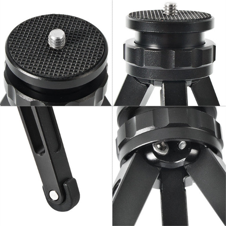 BEXIN Mini treppiede da tavolo in metallo tascabile con treppiede per trasmissione in diretta, BEXIN Pocket