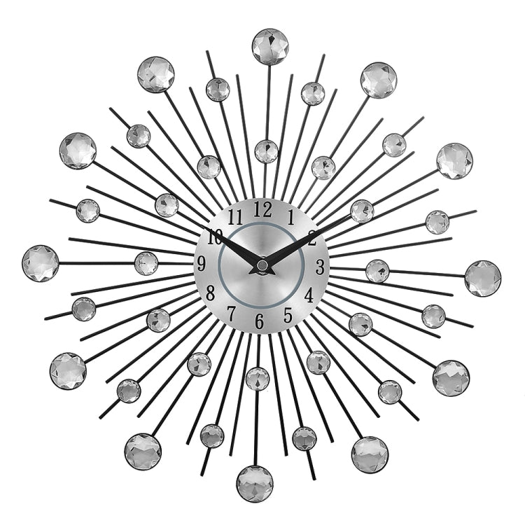 Orologio da parete in ferro battuto con cristallo 37 cm