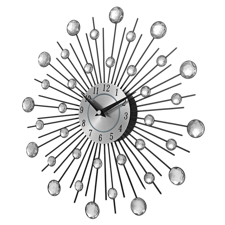 Orologio da parete in ferro battuto con cristallo 37 cm