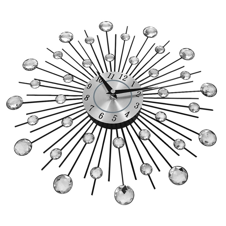 Orologio da parete in ferro battuto con cristallo 37 cm