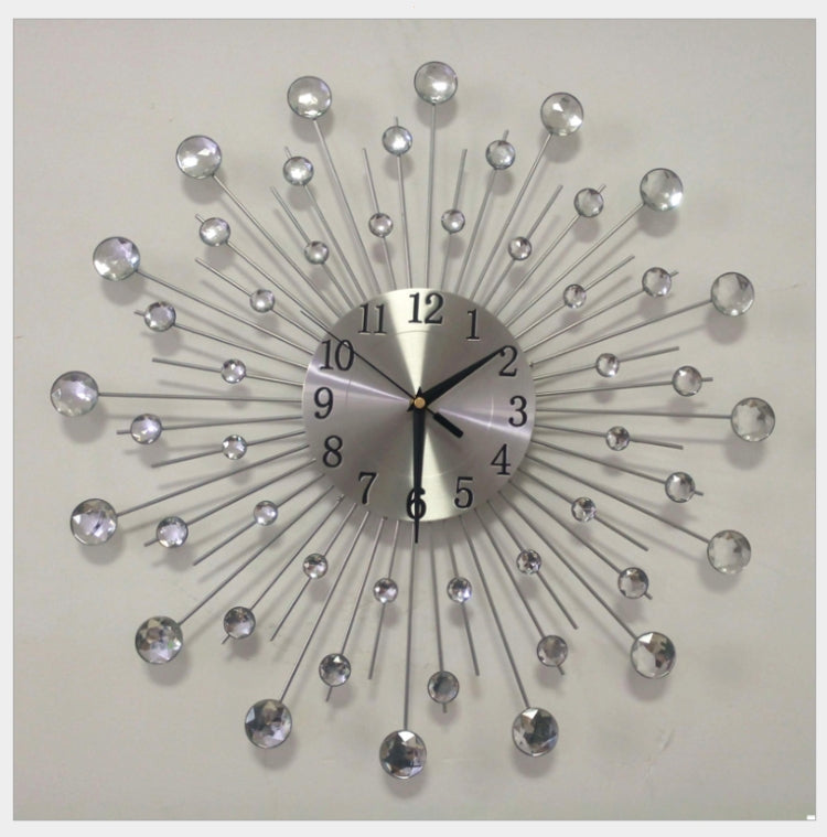 Orologio da parete in ferro battuto con cristallo 37 cm