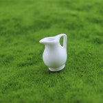 Set 3 vasi in ceramica per casa delle bambole miniatura