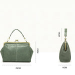 Borsa a tracolla retrò da donna in tessuto 30x25x15 cm