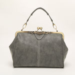 Borsa a tracolla retrò da donna in tessuto 30x25x15 cm