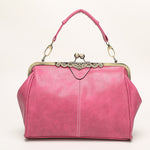 Borsa a tracolla retrò da donna in tessuto 30x25x15 cm