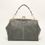 Borsa a tracolla retrò da donna in tessuto 30x25x15 cm