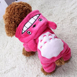 Cappotto in pile di corallo per cani caldo XS-2XL