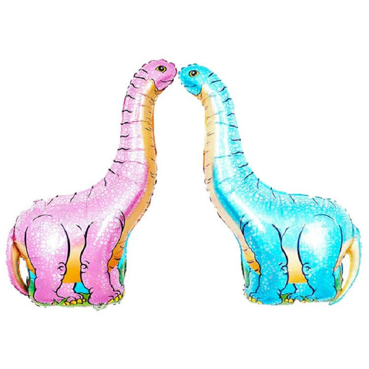 Set 2 Palloncini Dinosauri in Foglio di Alluminio per Feste