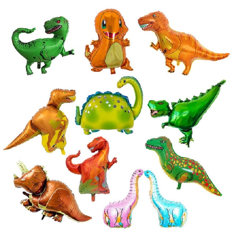 Set 2 Palloncini Dinosauri in Foglio di Alluminio per Feste