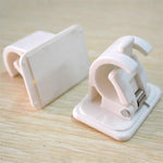 Clip per appendere tenda doccia 2 pezzi 32x42x45 mm