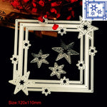 Coltello da taglio bordo pentagramma per scrapbooking