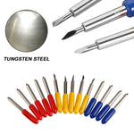Set 50 strumenti per intaglio lame 30/45/60 gradi