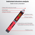 Tester di tensione senza contatto WINTACT WT3010, 12-1000 V AC - immagine 6