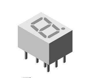 Display 7 segmenti rosso TDSL3150 con anodo comune