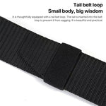 Cintura da uomo casual in nylon 120 cm