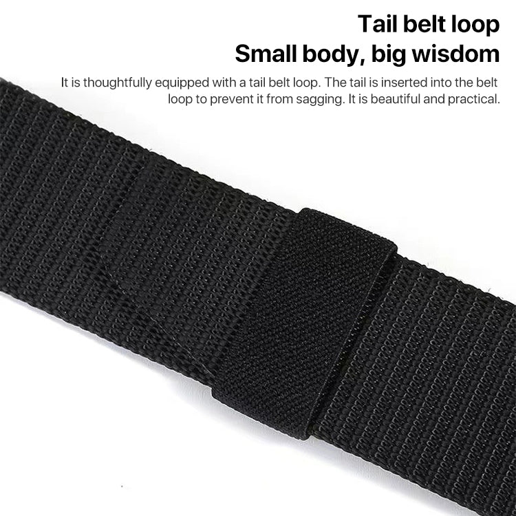 Cintura da uomo casual in nylon 120 cm