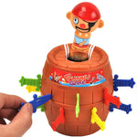 Gioco da tavolo Pirati Barile con Spade 2 pezzi