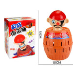 Gioco da tavolo Pirati Barile con Spade 2 pezzi