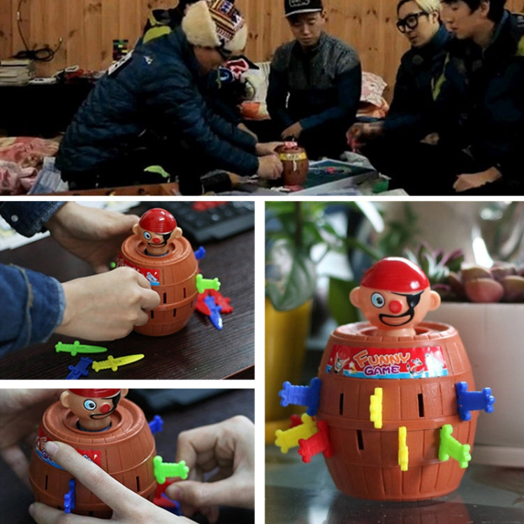 Gioco da tavolo Pirati Barile con Spade 2 pezzi
