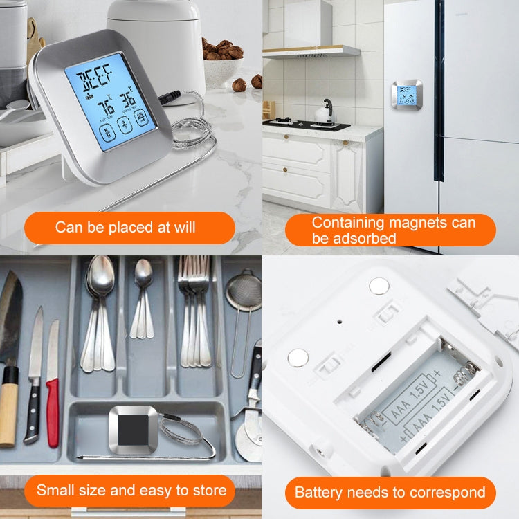 Termometro digitale cucina TS-82 con sonda e allarme