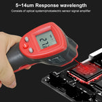 Termometro digitale a infrarossi Wintact WT320 da -50 a 380 °C - immagine 8