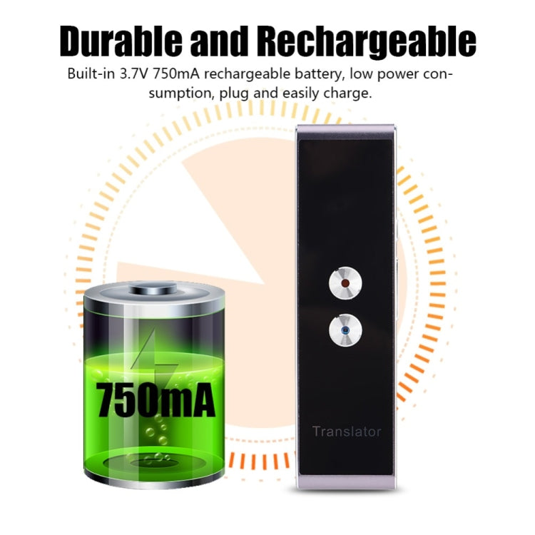 Traduttore vocale portatile T8+ per 40 lingue in tempo reale - immagine 7