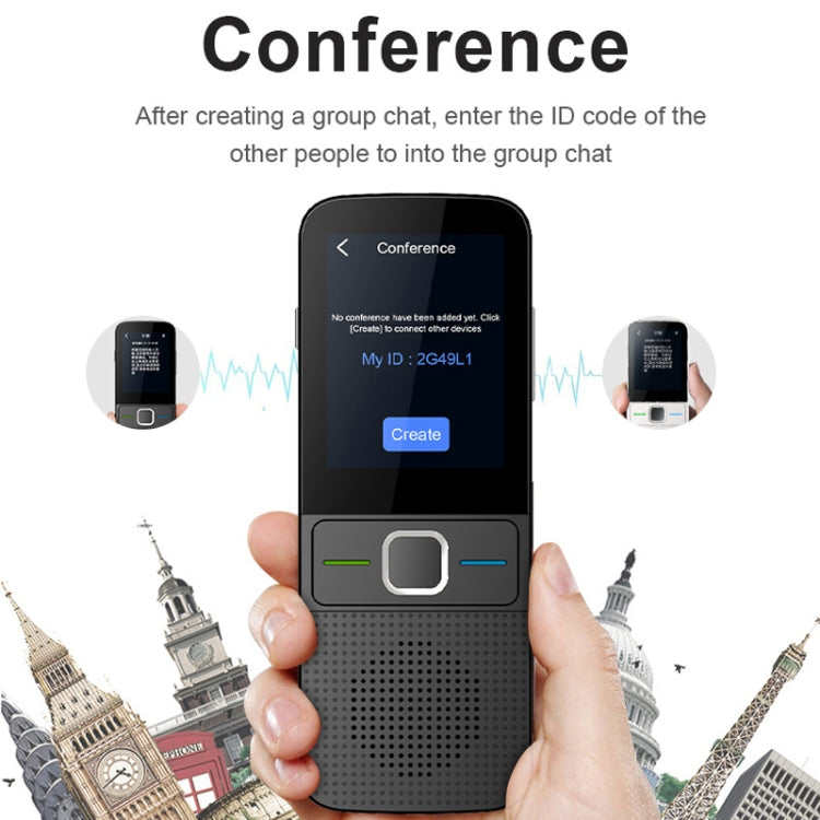 Traduttore vocale T10 WiFi con AI, 45 lingue e traduzione offline - immagine 5
