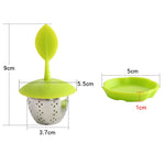 Filtro da tè in silicone e acciaio inox 15cm