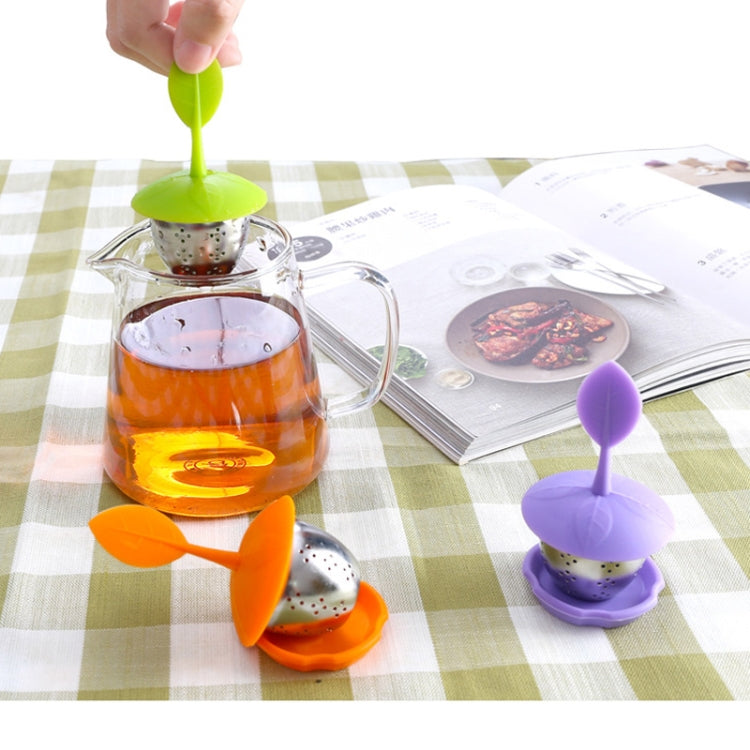 Filtro da tè in silicone e acciaio inox 15cm