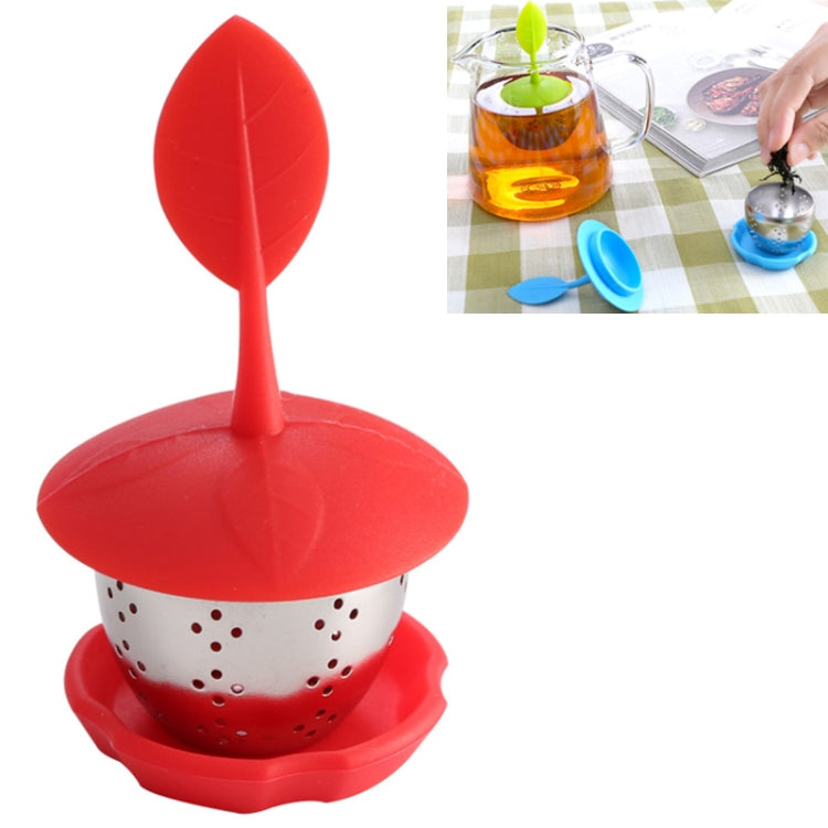 Filtro da tè in silicone e acciaio inox 15cm