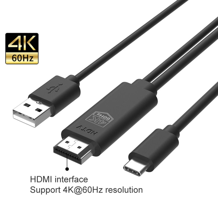 Cavo USB-C a HDMI 4K 60Hz per TV, monitor e proiettori, 15 cm - immagine 2